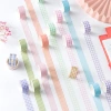 Fresh Check Series and paper tape set DIY planner material stickers Album Diary Decorative stickers 4 rolls details Picture